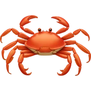 Crab sticker