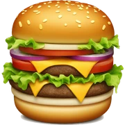 one fresh burger  sticker