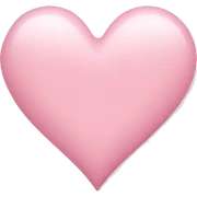 Light pink heart  sticker