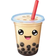 Bubble tea sticker