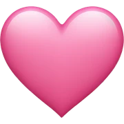 Pink heart sticker
