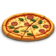 Pizza box sticker
