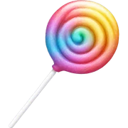 Iridescent lollipop  sticker