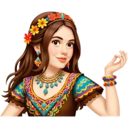 Folkloric Dancer sticker