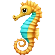 Seahorse sticker