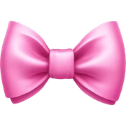 cute pink bow sticker