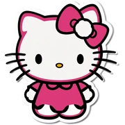 hello kitty cute  sticker
