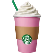 Starbucks pink sticker