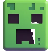 Minecraft creeper face sticker
