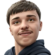 realistic portrait of a boy sticker