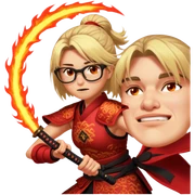 Fire-Wielding Samurai sticker