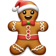 Christmas gingerbread  sticker