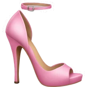 pink heels sticker
