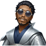 Moonlit Samurai sticker