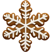 Gingerbread snowflake sticker