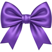 🥹purple bow sticker