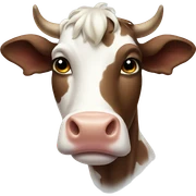 Cow sticker