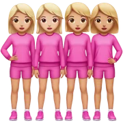 Girly girls sticker