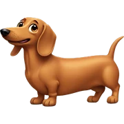 Wiener dog sticker