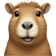 Capybara sticker