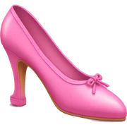 Pink point shoes sticker