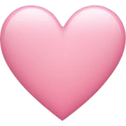 ligh pink heart sticker
