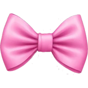 Pink bow sticker