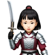 Resolute Samurai sticker