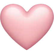 pastel pink heart sticker
