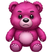 Lotso pink teddy bear villain sticker