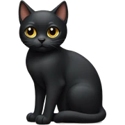 Gato negro sticker