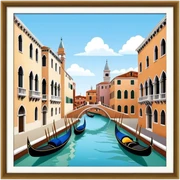 venice italy sticker