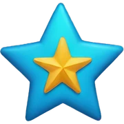 Half star sticker