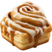 Cinnabon with peanut  sticker