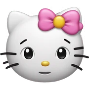 Hello Kitty emoji sticker