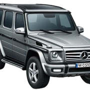 Mercedes grey suv  sticker