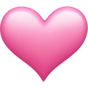Pink heart sticker