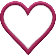Heart sticker
