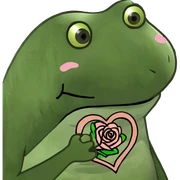 Rose gold heart sticker