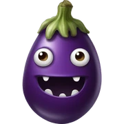 Eggplant monster  sticker