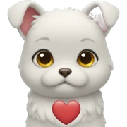 Cute heart sticker