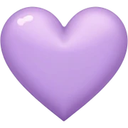 pastel purple heart sticker