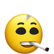 smoking emoji  sticker