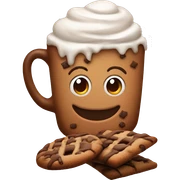 Cookies with hot chocolate  sticker