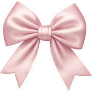 Light pink bow sticker