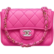 pink chanel purse sticker
