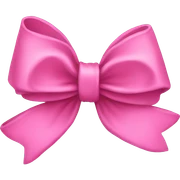 pink bow sticker