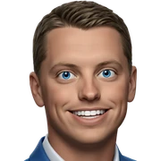 smiling boy with blue eyes sticker
