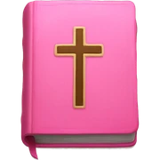 Pink bible  sticker