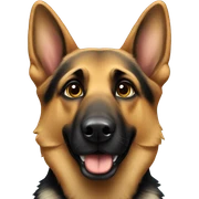 German shepherd  sticker